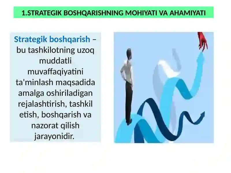 STRATEGIK BOSHQARISHGA KIRISH 2