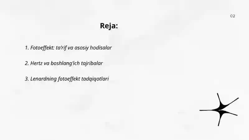 Fotoeffekt: taʼrif va asosiy hodisalar 2