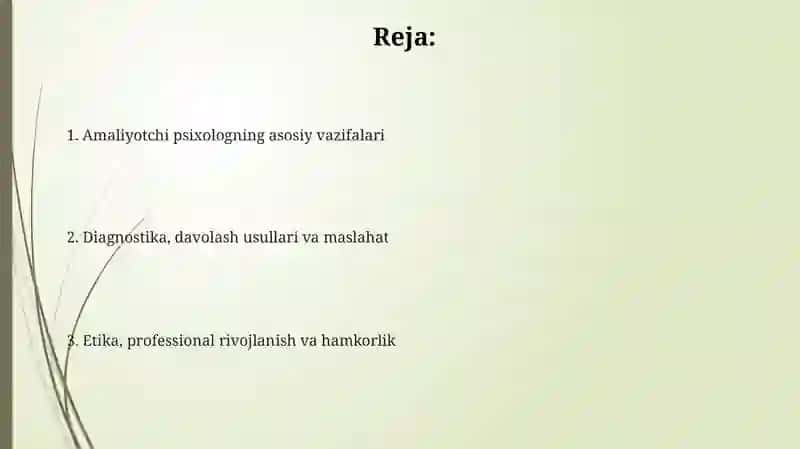 Amaliyotchi Psixolog Faoliyati 2