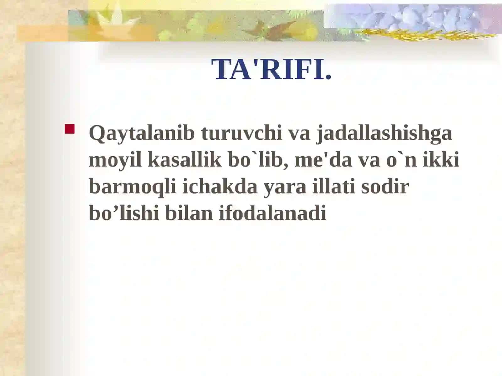 ME'DA VAO`NIKKI BARMOQLIICHAK YARAKASALLIGI 2