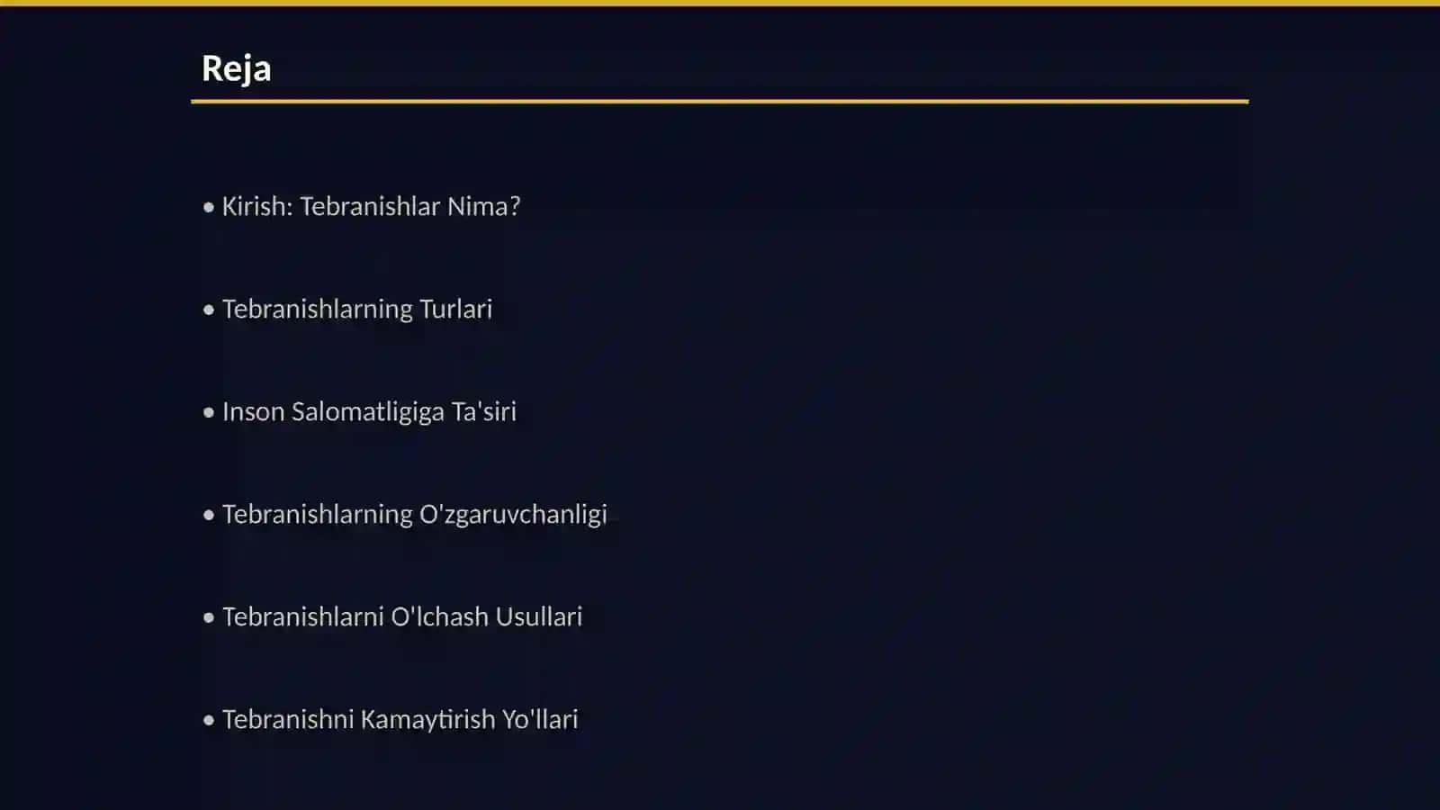 Tebranishlar: Insonga Ta'siri va Kamaytirish Yo'llari 2