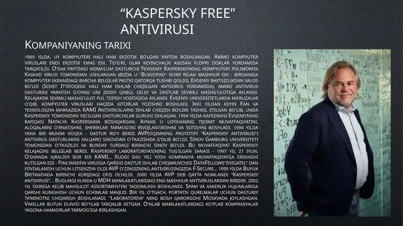 Kaspersky, Doctor Web Va Eset nod 32 Antivirus dasturlari 2
