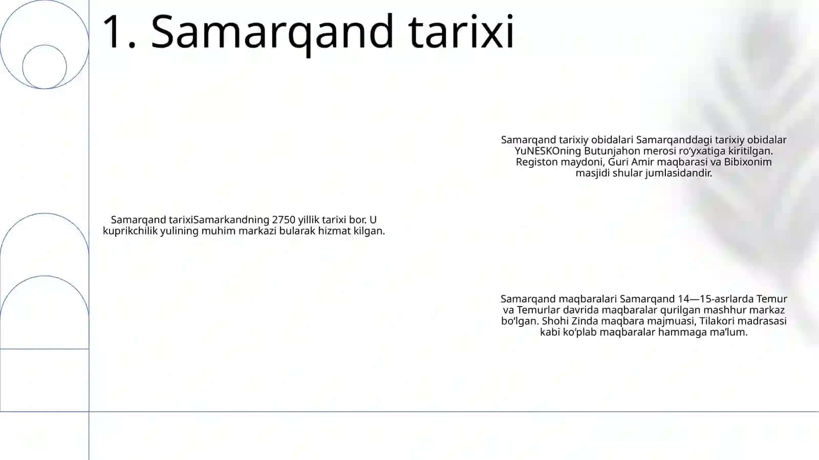 Samarqand Tarixiy Obidalardan 2