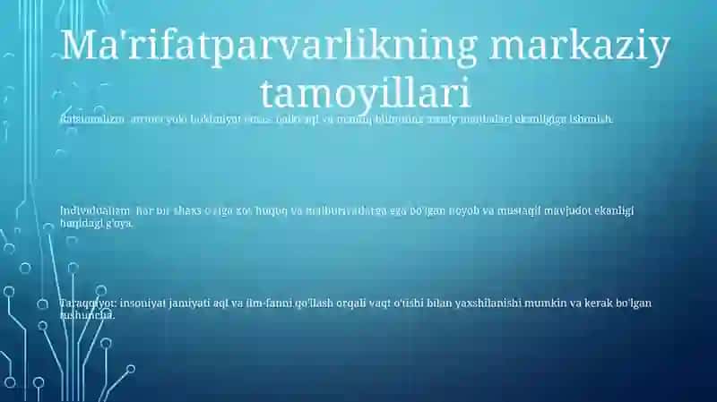 18 Asr Yevropa Falsafasining Ma‘Rifiy Xususiyatlari 2