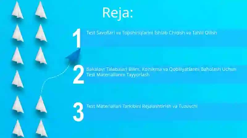 Test Materiallari Tayyorlash 2