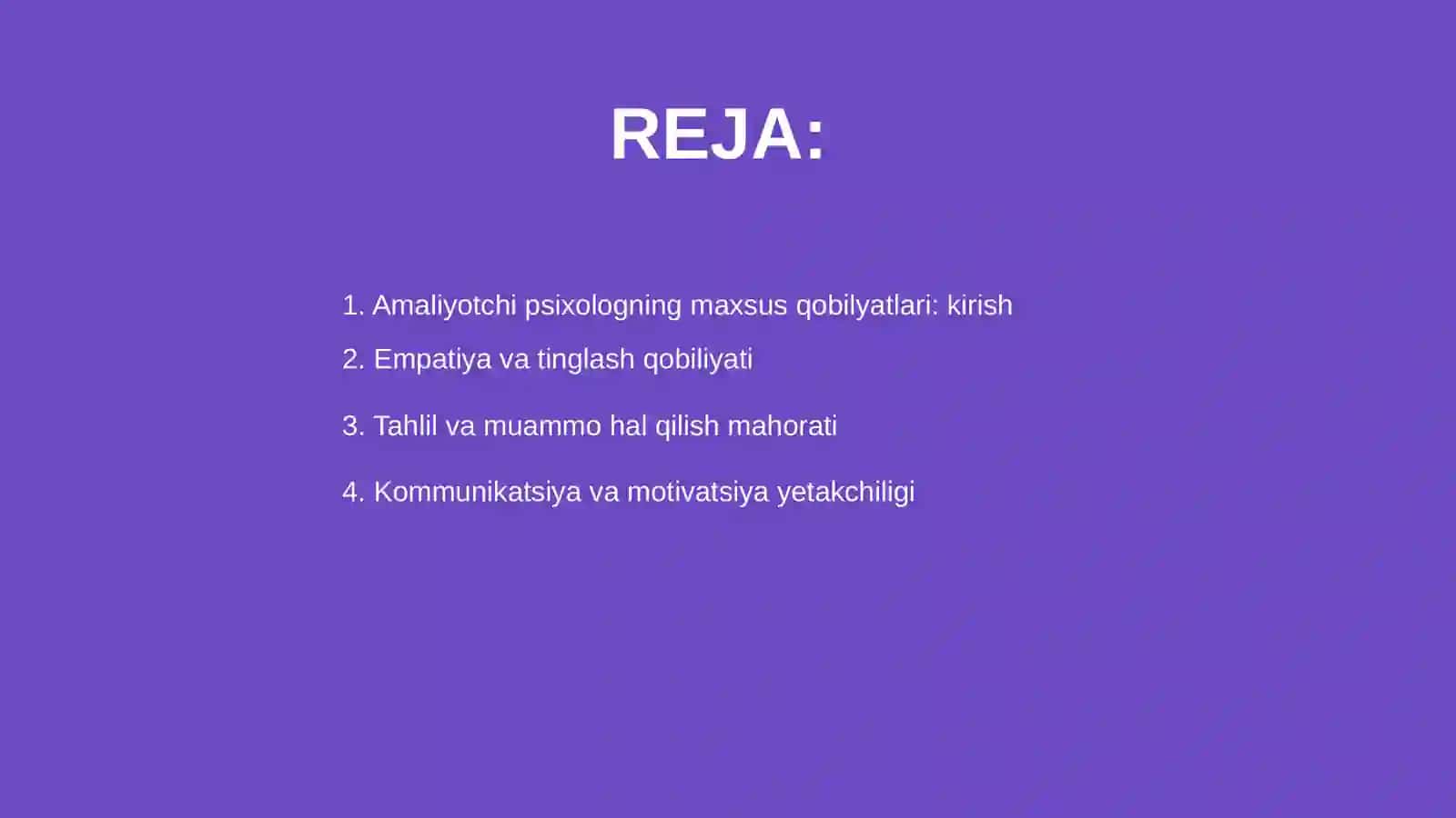 Amaliyotchi psixologning maxsus qobilyatlari 2