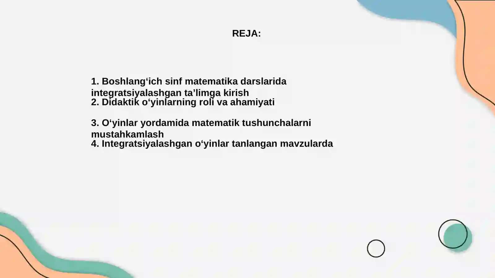 Integratsiyalashgan taʼlim uchun didaktik oʻyinlar 2