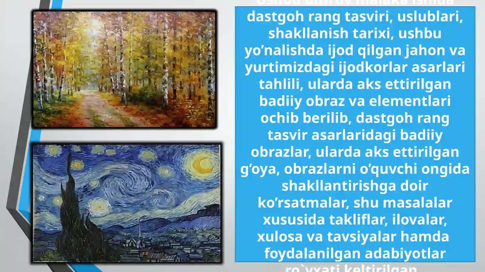 Dastgohrang-tasviriy asarlarini badiiy idrok etish metodikasi 2