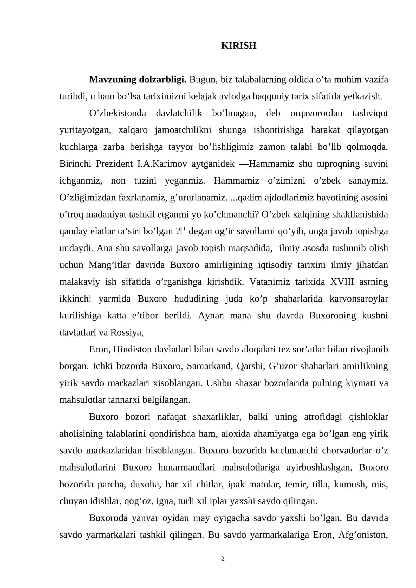 BUXORODA MANGʻITLAR SULOLASI 2