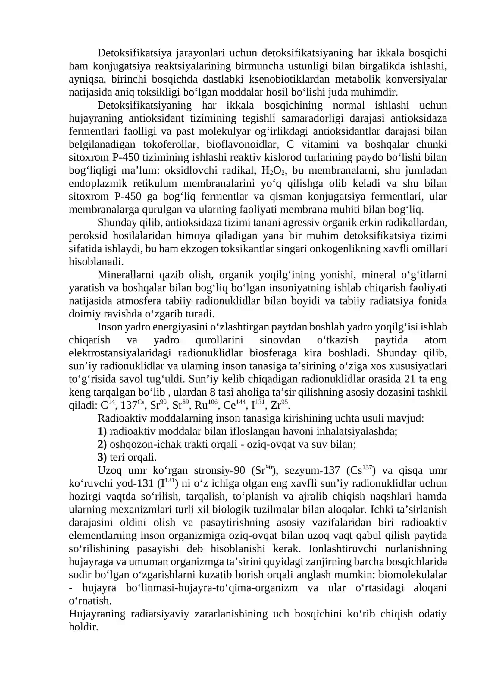 Tanadagi birikmalar va ularning metabolizmi 2