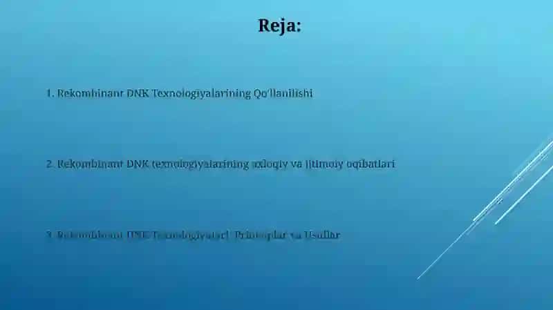 DNK rekombinatsiyasi 2