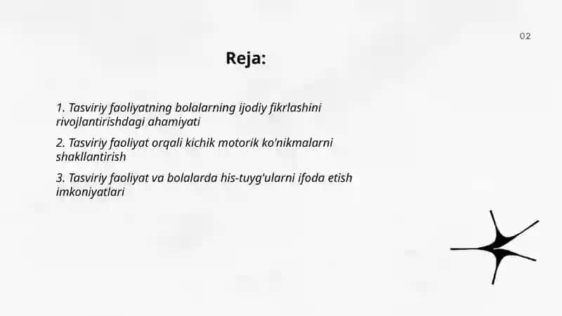Tasviriy Faoliyatning Ahamiyati 2