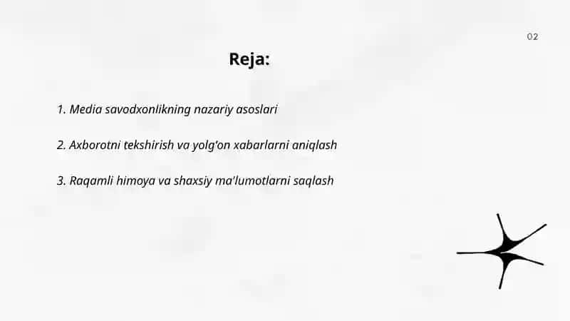 Media savodxonlik va muloqot madaniyati 2