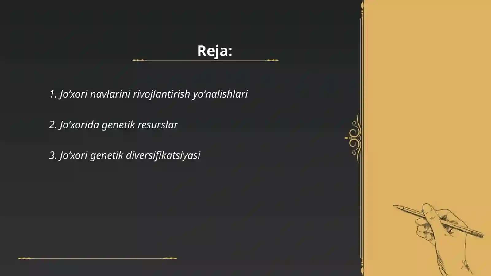 Joʻxori seleksiyasining yoʻnalishlari 2