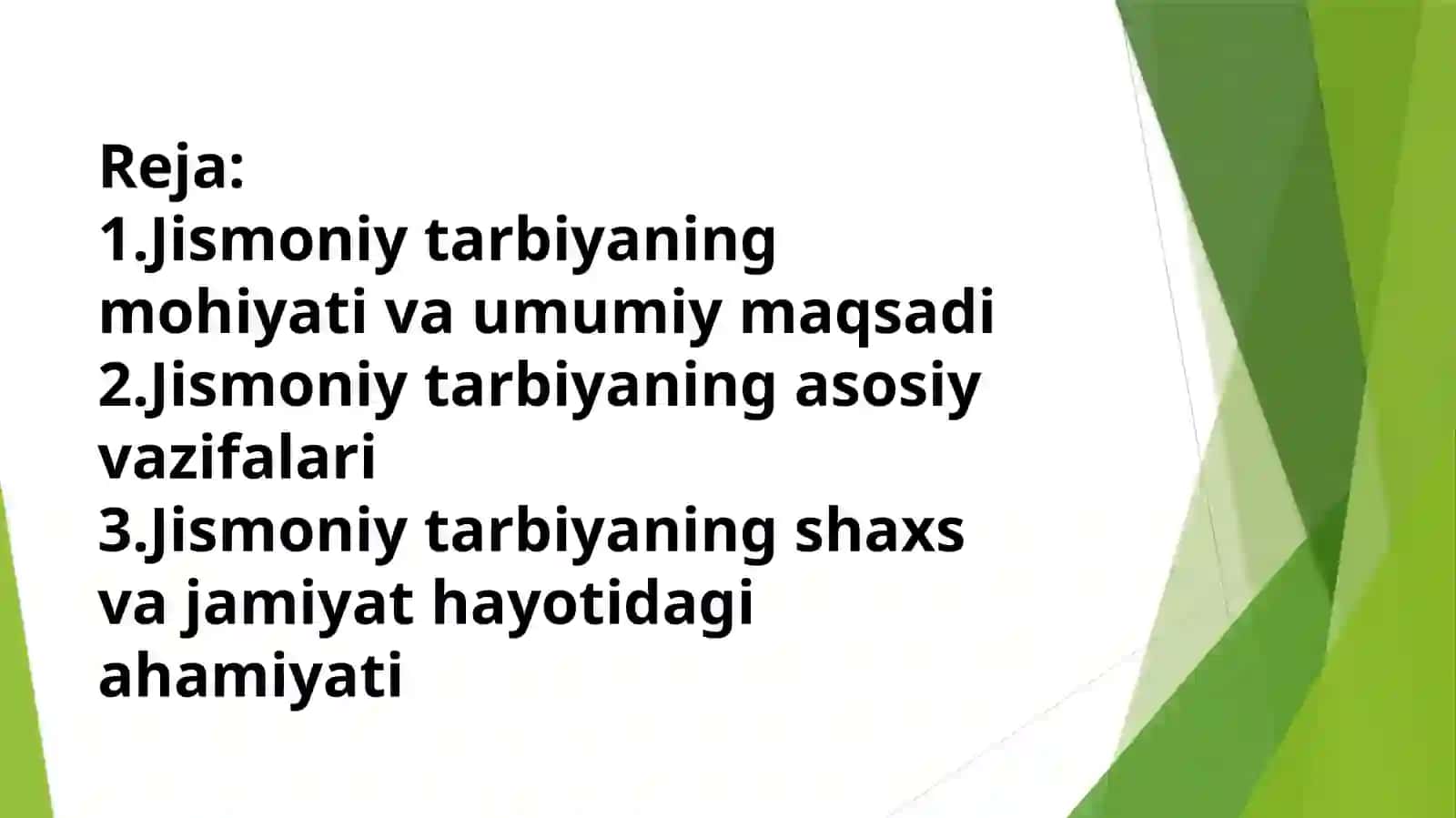 Jismoniy tarbiyaning maqsadi va vazifalari 2