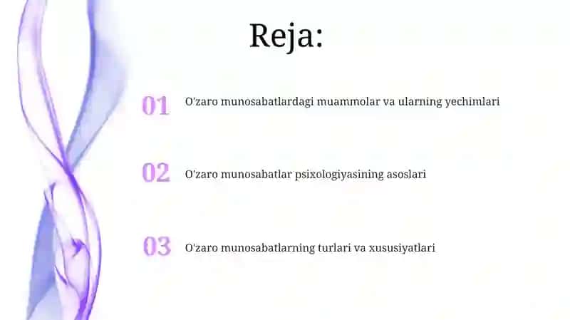 O'zaro munosabatlardagi muammolar va ularning yechimlari 2