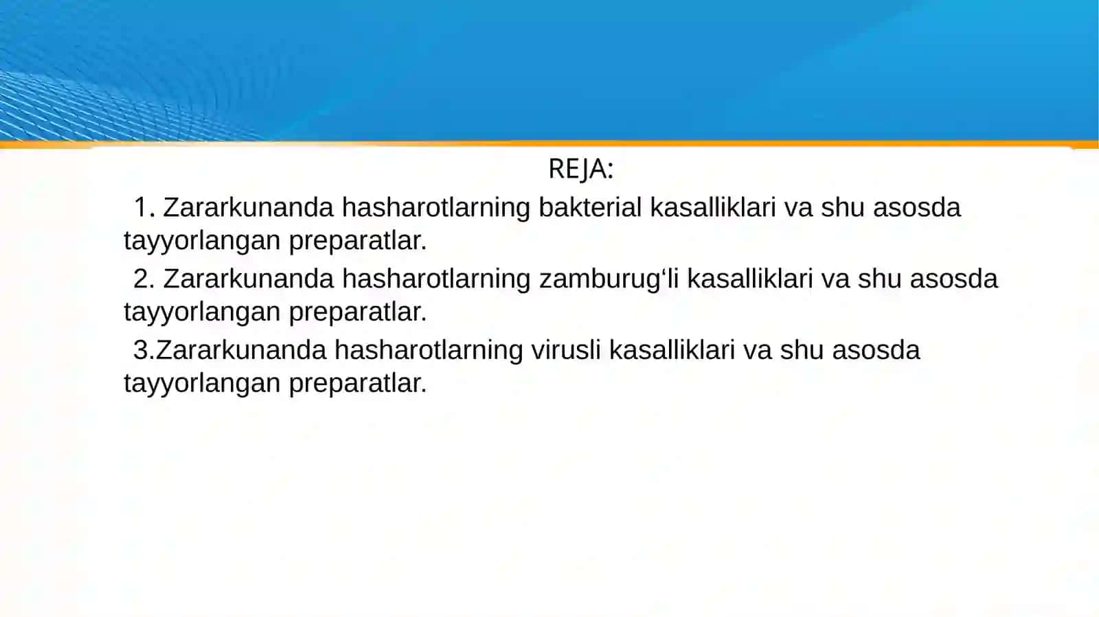 MIKROBIOLOGIK PREPARATLAR TURLARI, QO‘LLANILISHI 2