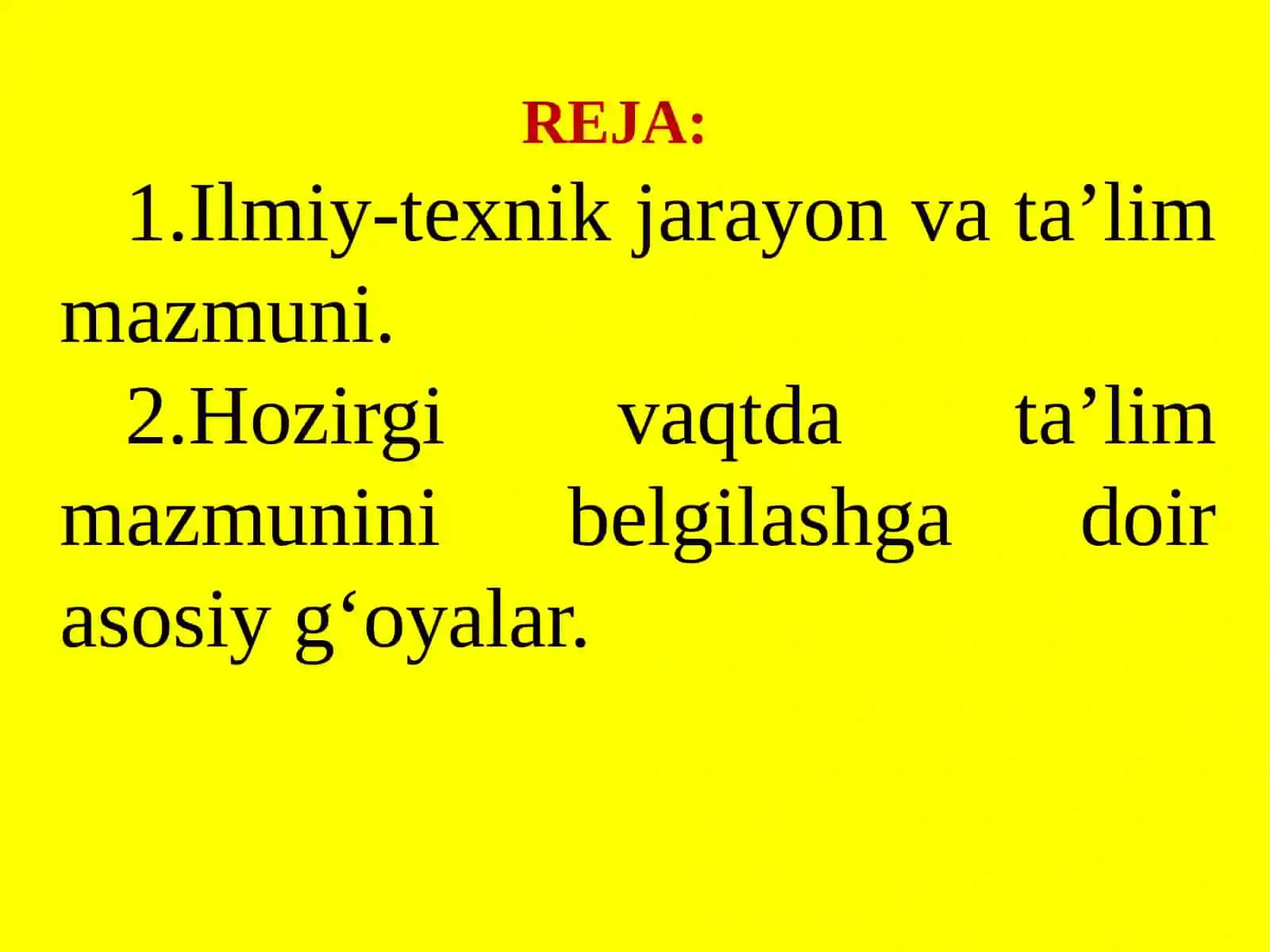 Ta’lim va vositalari 2