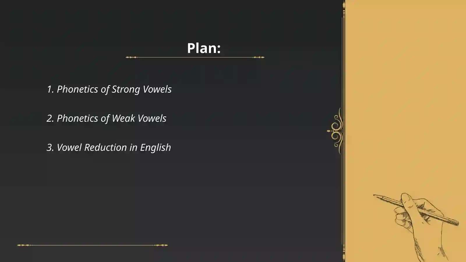 Strong and weak vowels 2