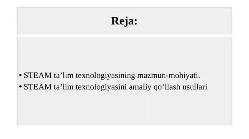 STEAM ta'lim texnologiyasini amaliy qo'llash usullari 2
