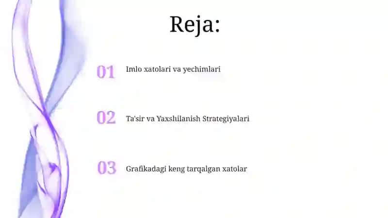 Grafika va imlo masalalari 2