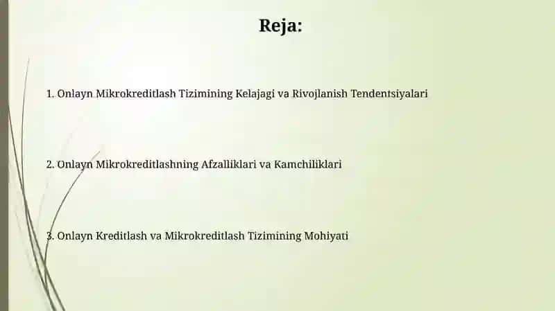 Onlayn kriditlash va mikroqarz tizimi 2