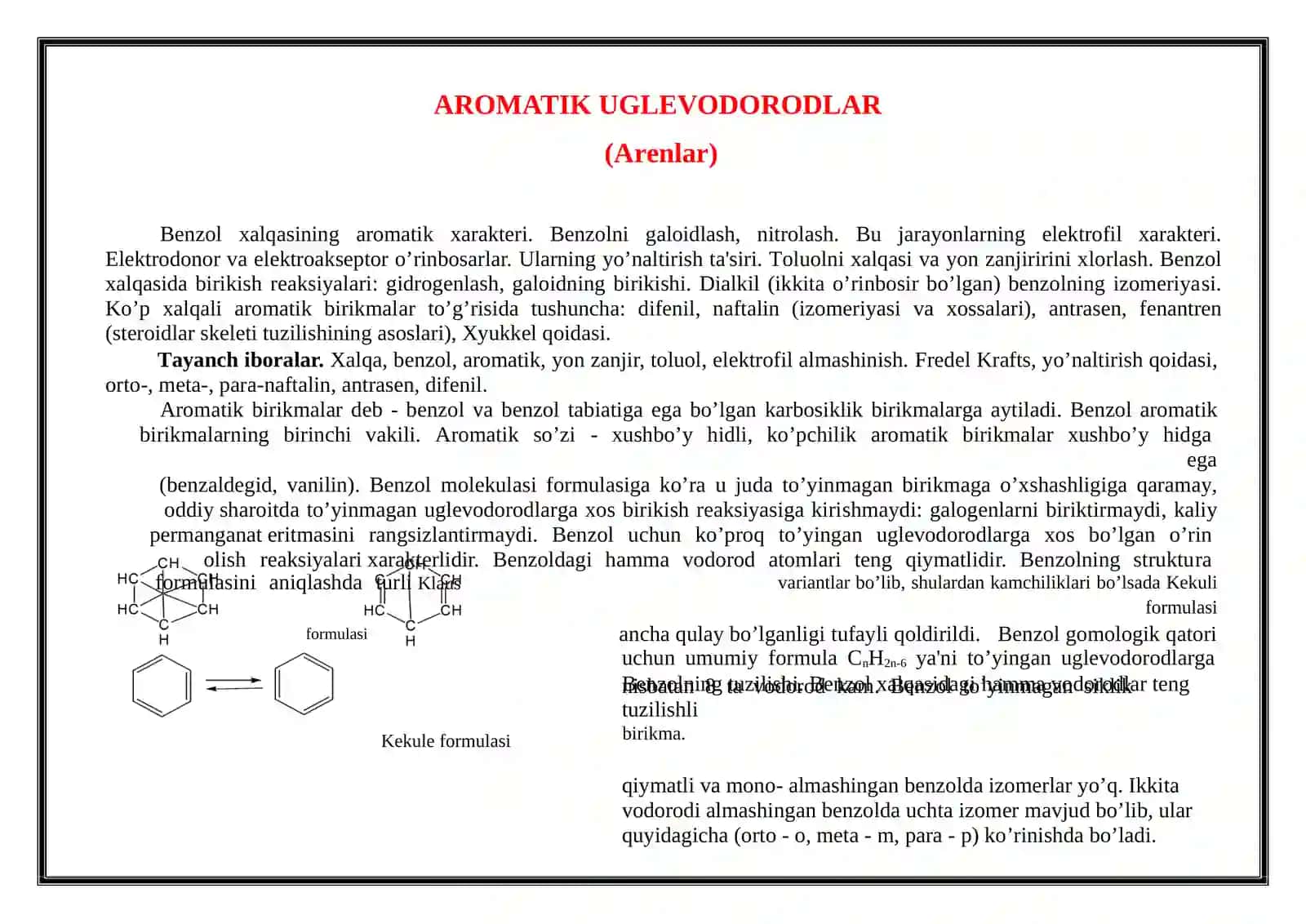 Aromatikuglevodorodlar 2