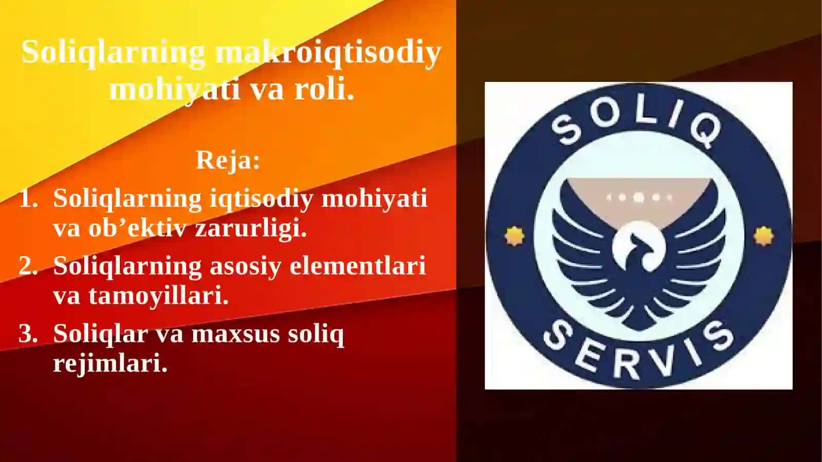 Soliqlarning makroiqtisodiy mohiyati va roli 2