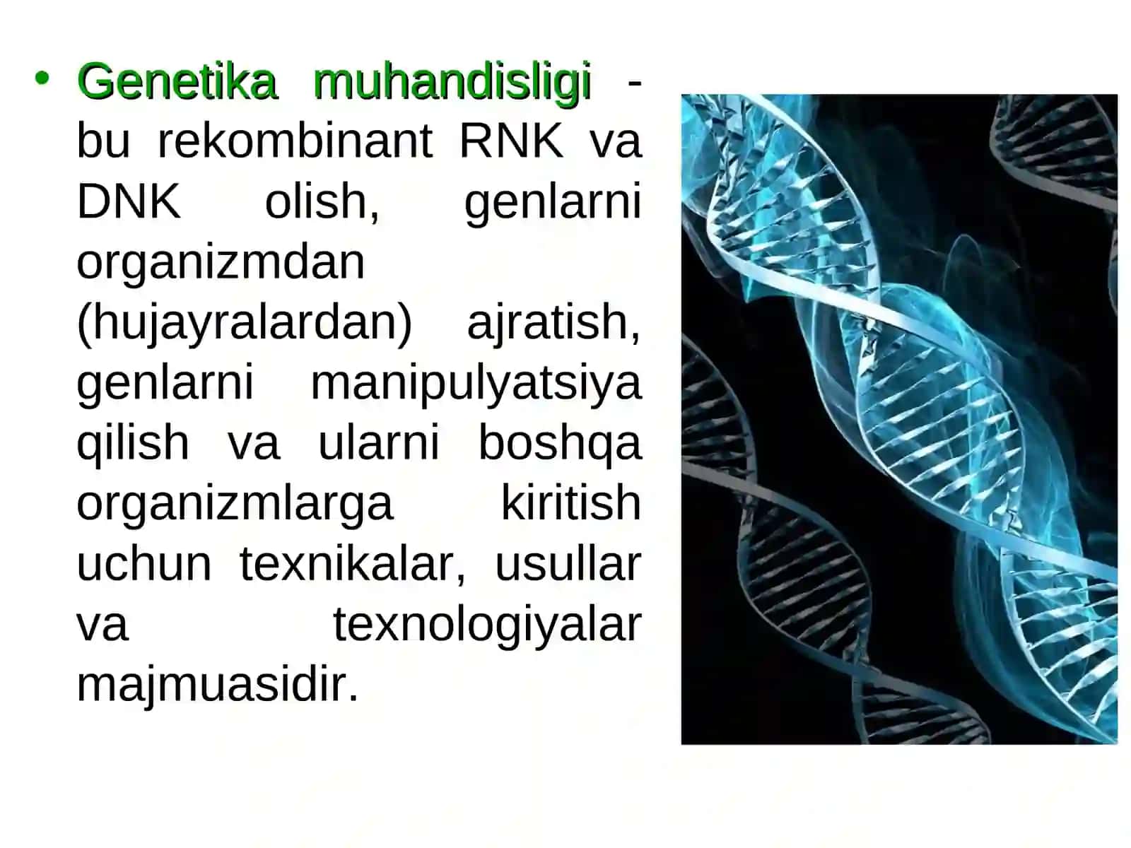 O'simliklar genetik muhandisligi 2