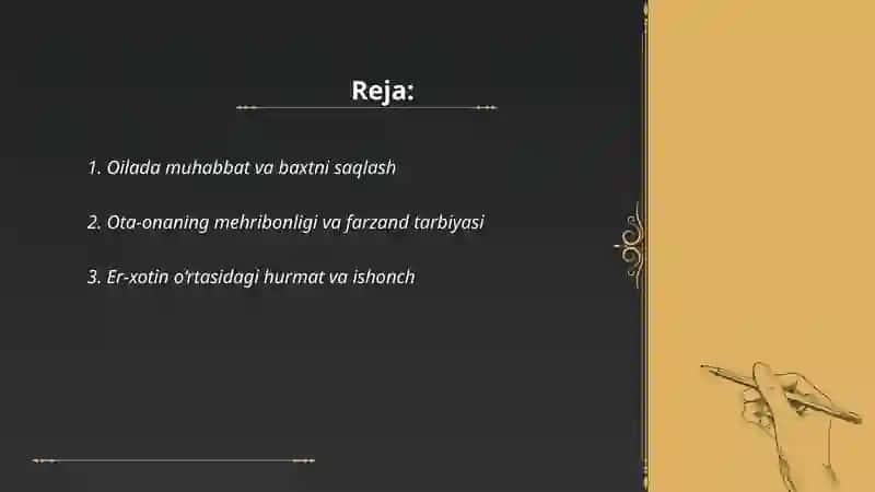 Mening oilam mening baxtim 2
