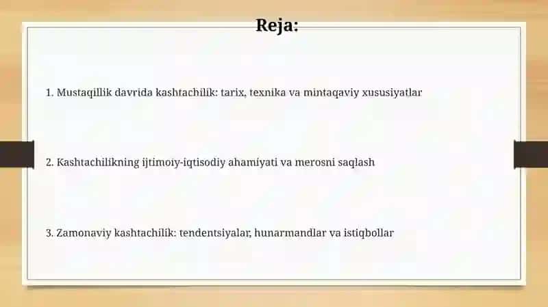 Mustaqillik yillarida kashtachilik san'ati 2