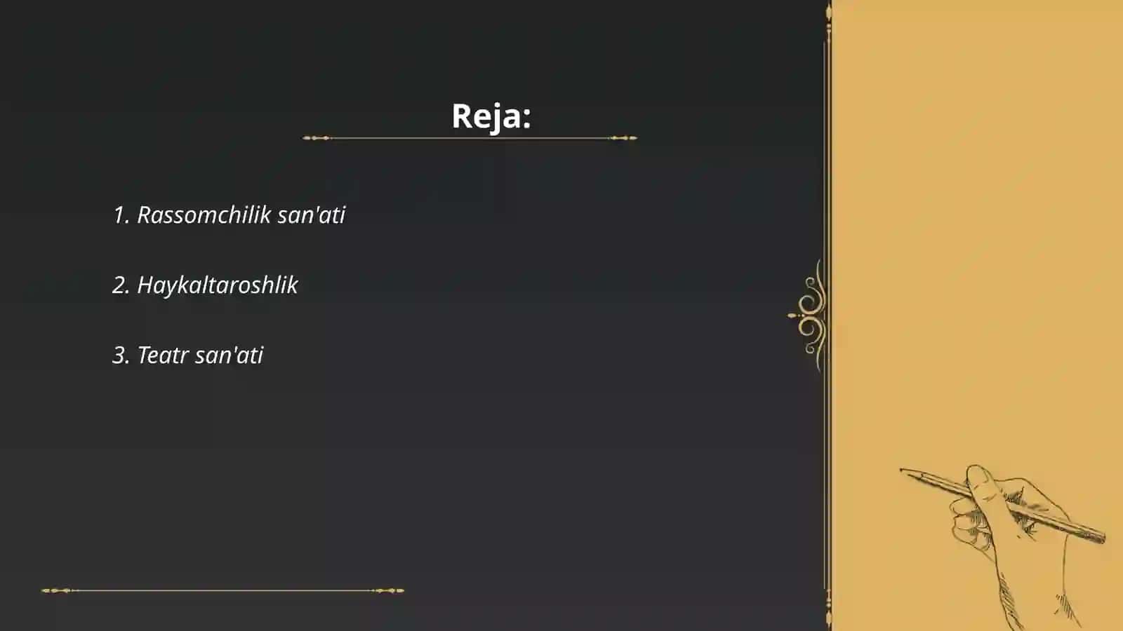 Rassomchilik san'ati 2