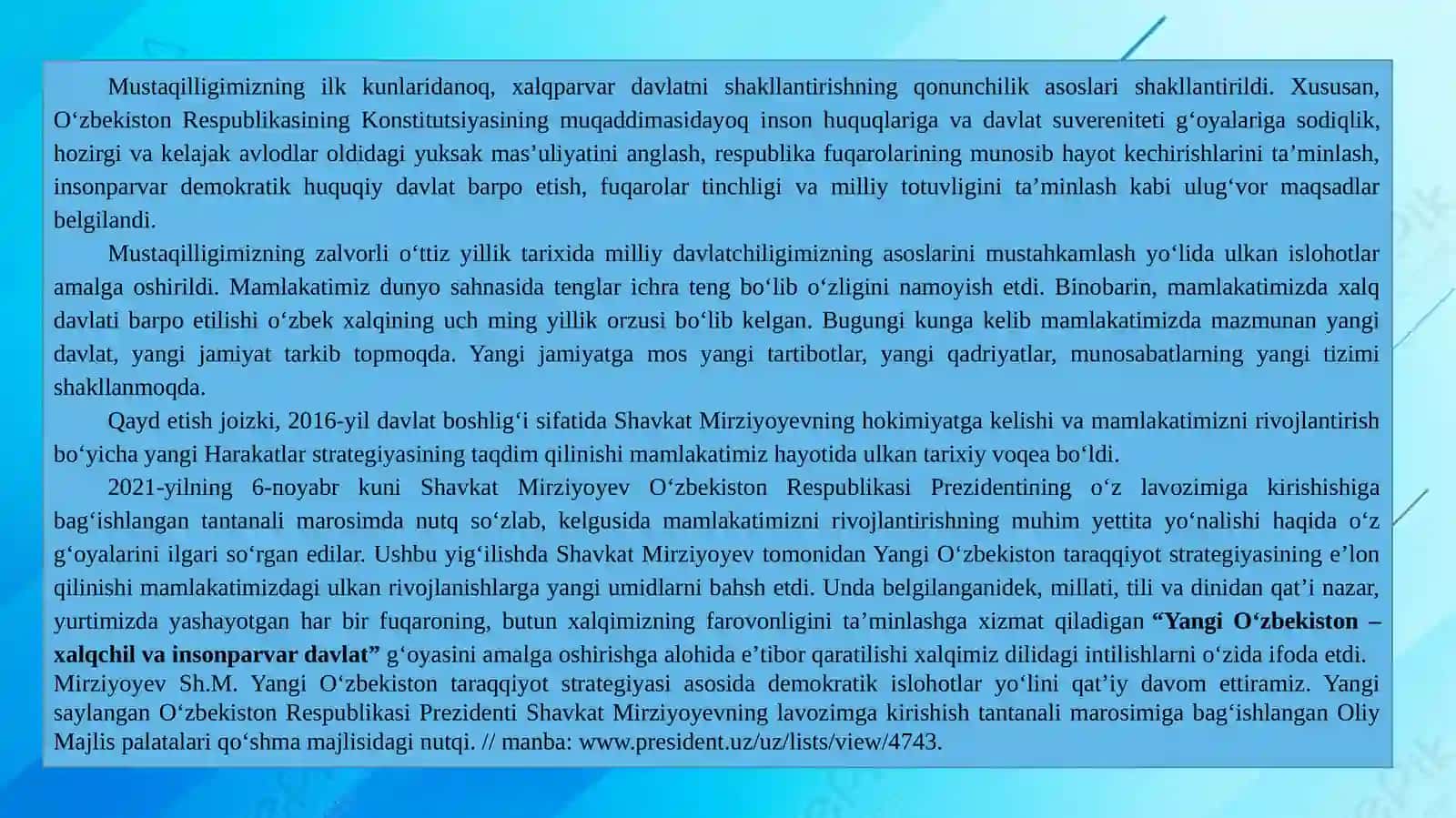 Oʻzbekistonning Taraqqiyot Strategiyasi 2