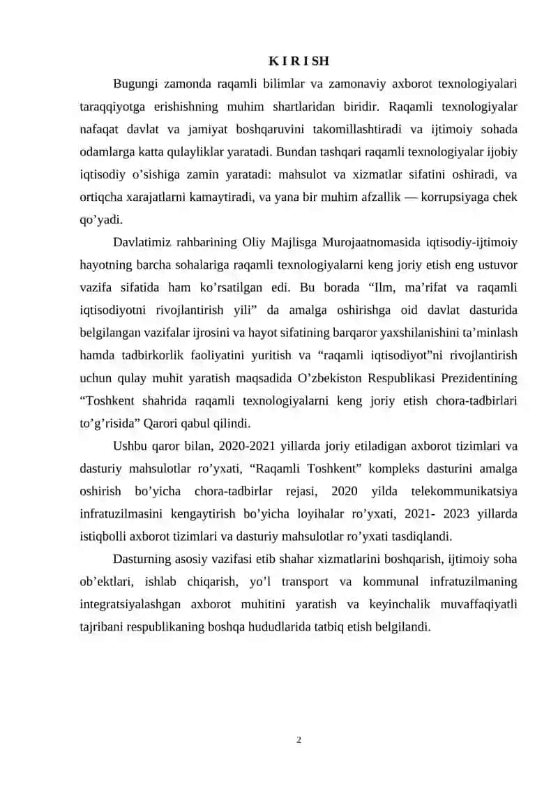Raqamli texnologiyalar 2