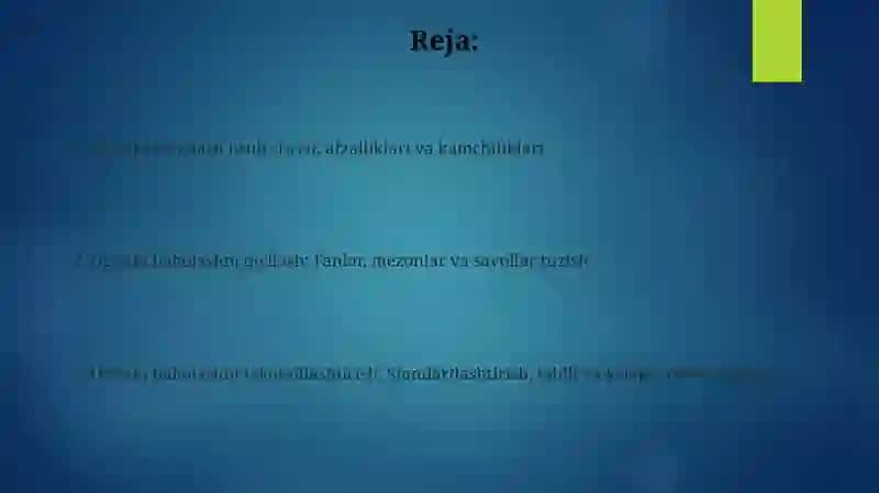 Oʻqitish natijalari nazoratining ogʻzaki metodi 2