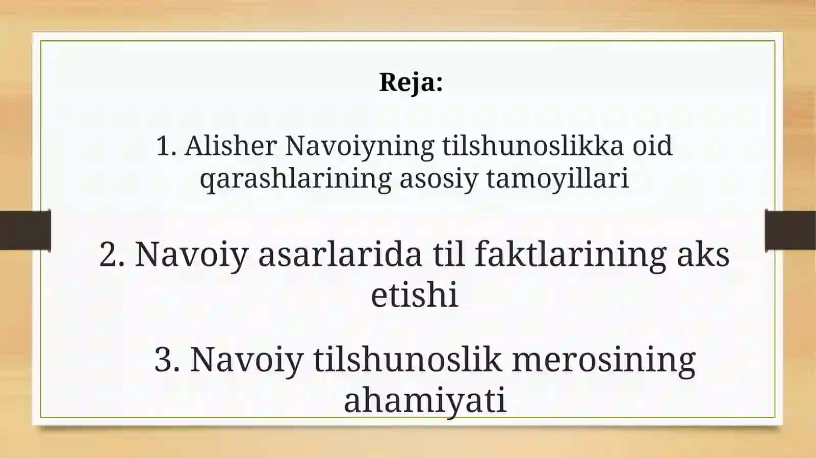 Alisher Navoiyning lingvistik qarashlari 2