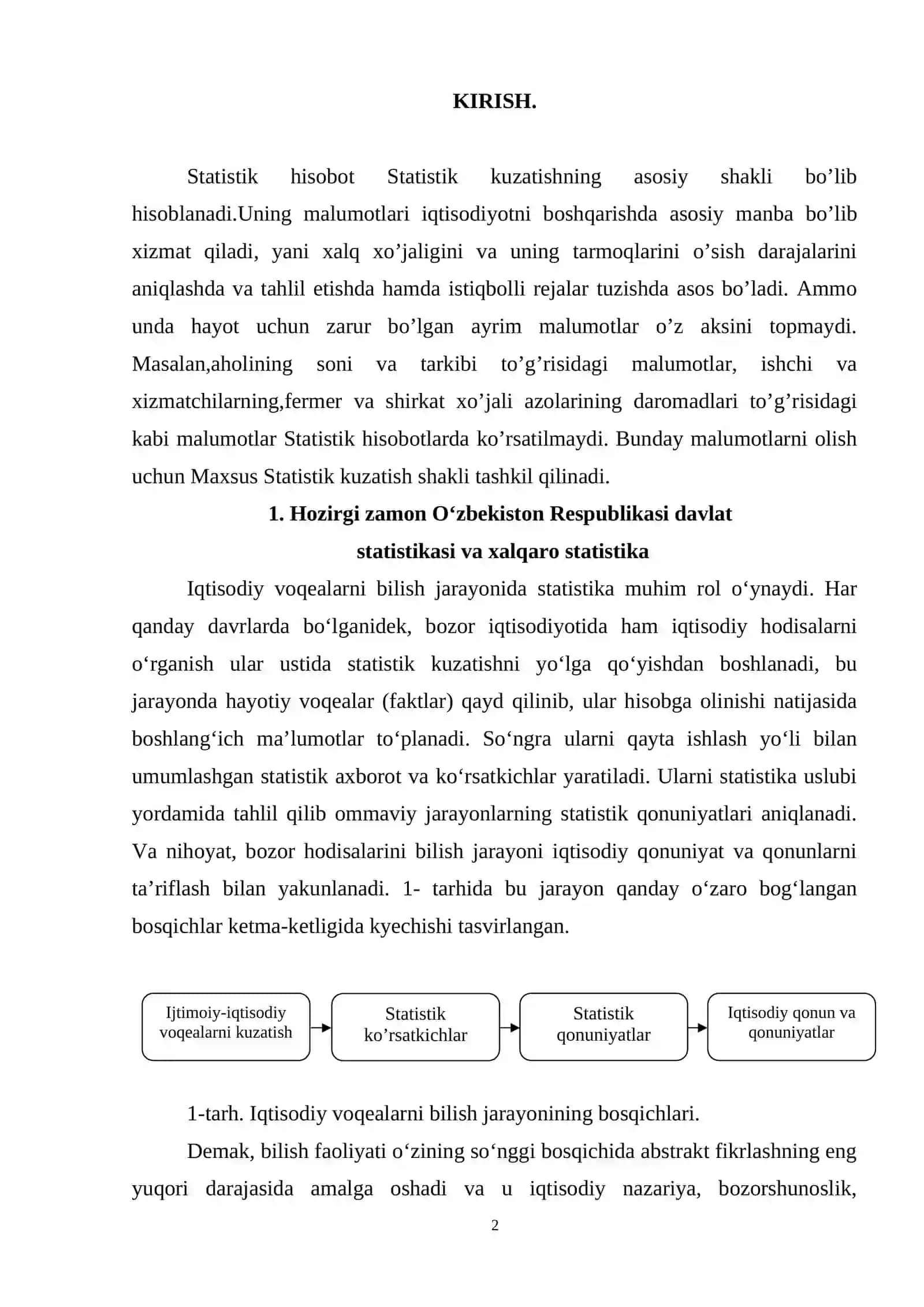 Statistik kuzatish xatolari 2