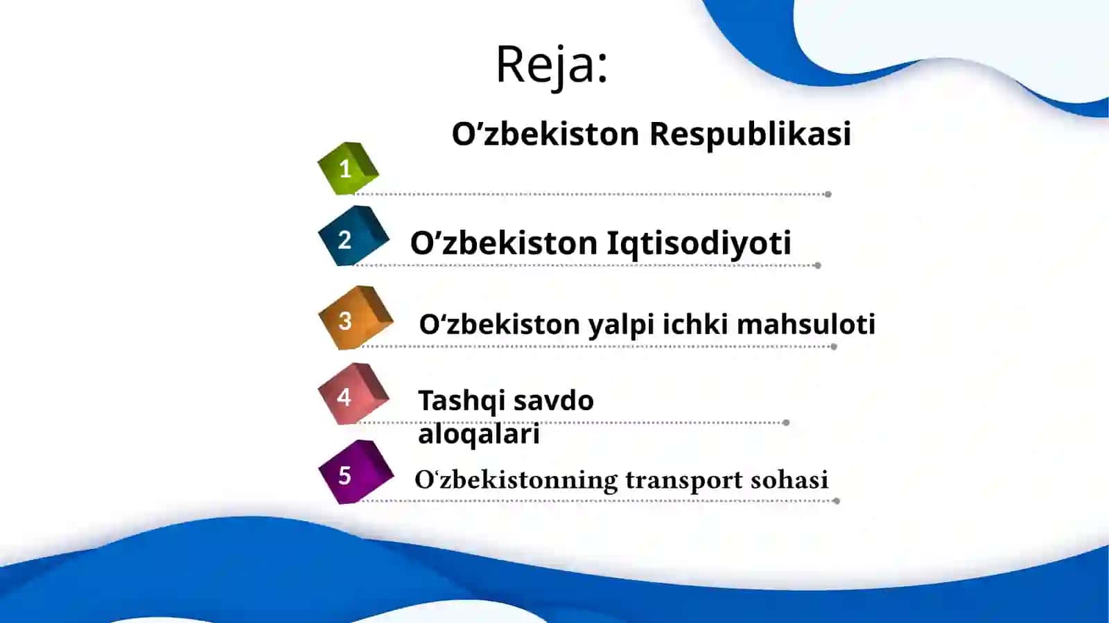 O’zbekiston Iqtisodiyoti 2
