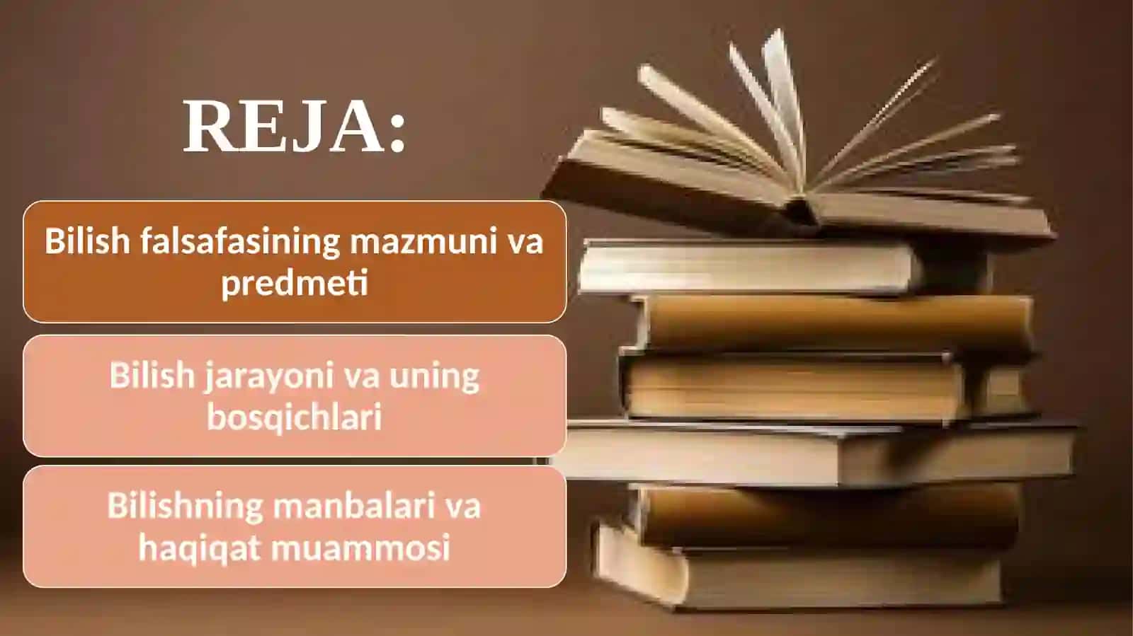 BILISH FALSAFASI 2