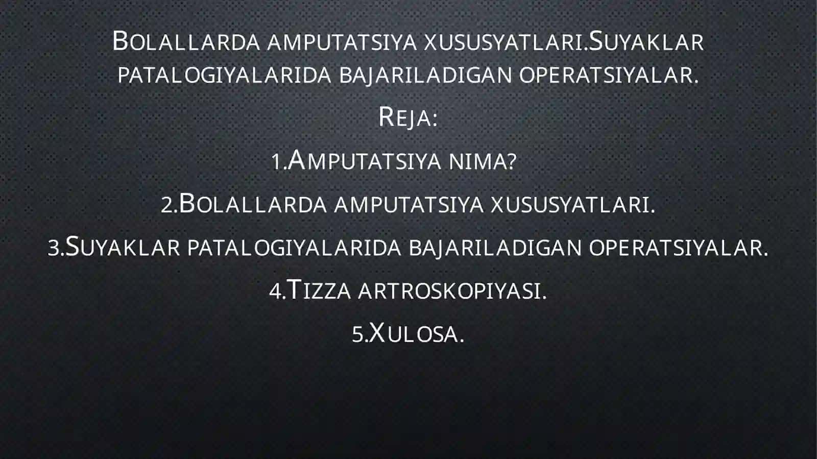 Klinik Anatomiya Fanidan Mustaqilishi 2