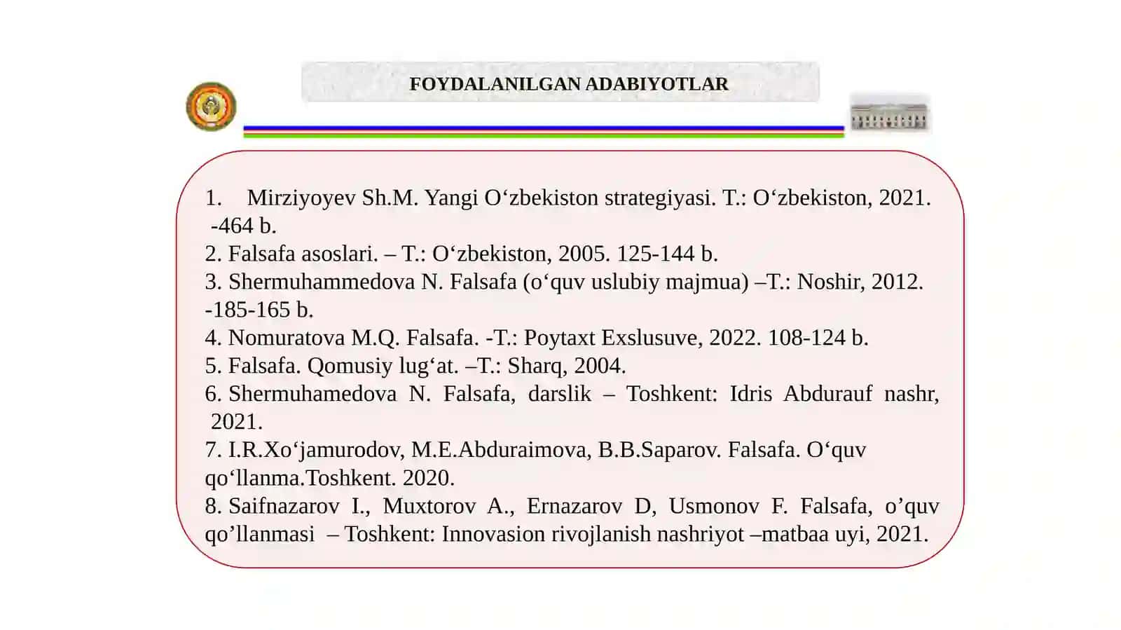 Falsafa rivojlanishi 2