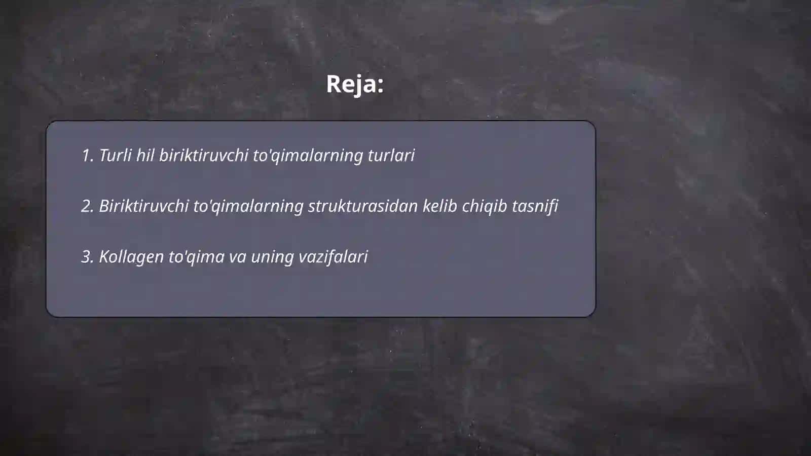 Turli hil biriktiruvchi tõqimalar 2