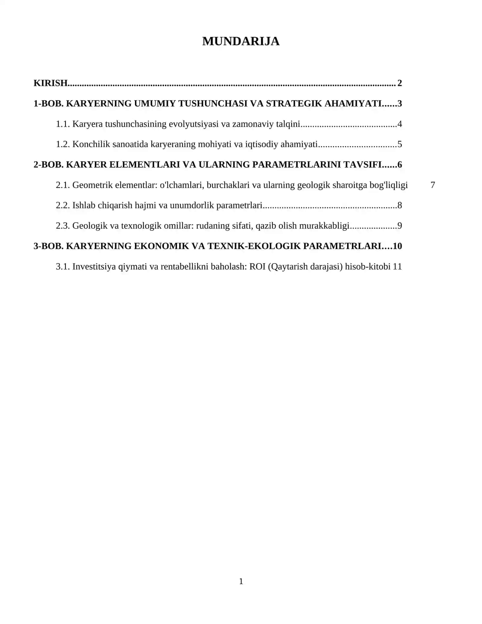 Karyer haqida tushuncha. Karyer elementlari va parametrlari 2