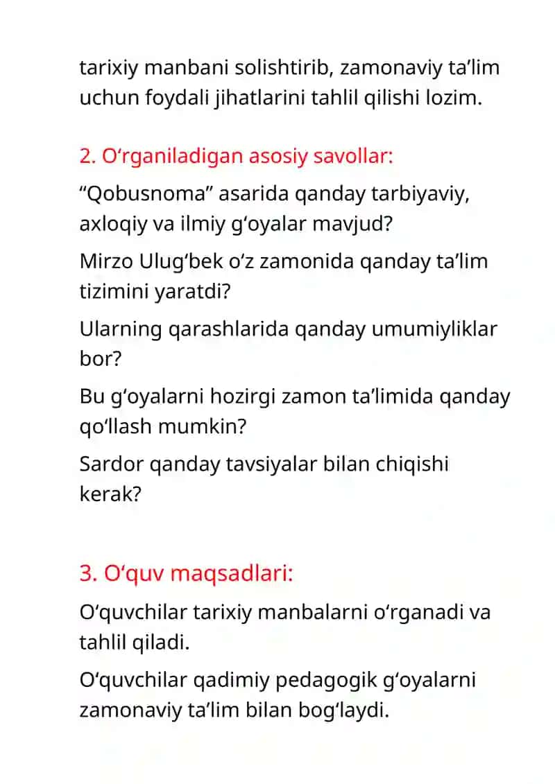 Kaykovusning “Qobusnoma” asari 2