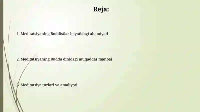 Meditatsiya buddaviylikning mukaddas manbasi 2