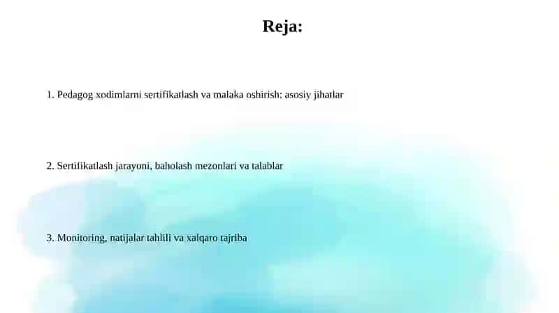 Pedagogkadrlarattestatsiyasi.Kvalifiaktsiya 2