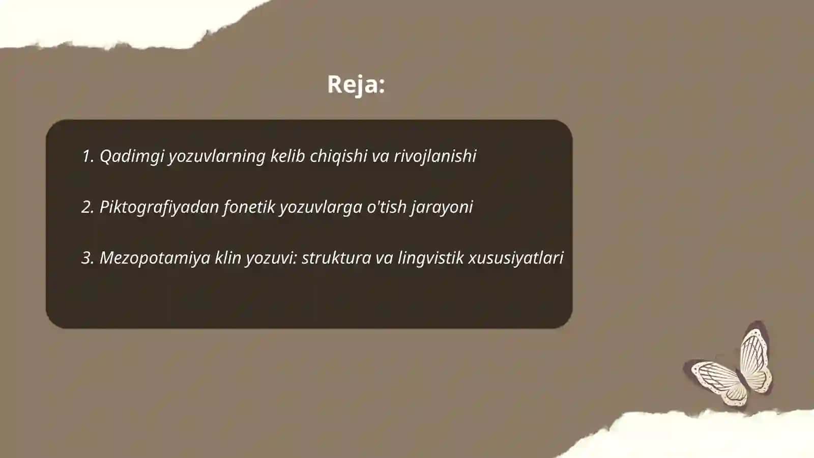 Qadimgi yozuvlarning kelib chiqishi va rivojlanishi 2