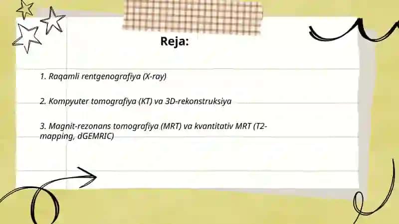Boʻgʻim kasalliklarini zamonaviy tekshirish usullari 2