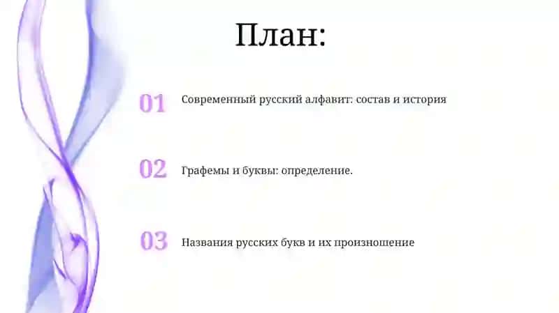 Современный русский алфавит: состав и история 2