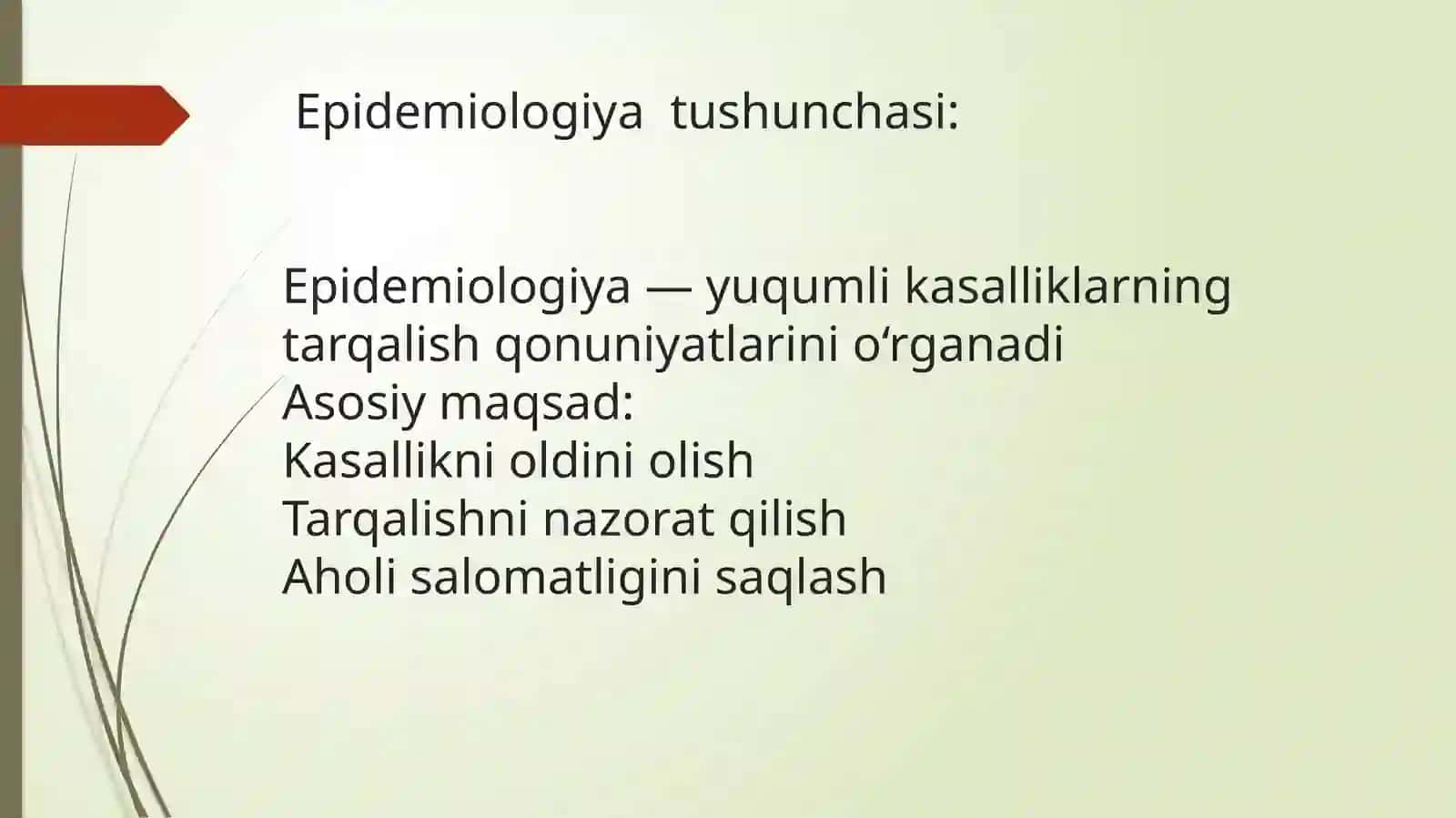 Epidemiyaga qarshi chora-tadbirlar tizimi va yuqumli kasalliklar kabineti faoliyati 2